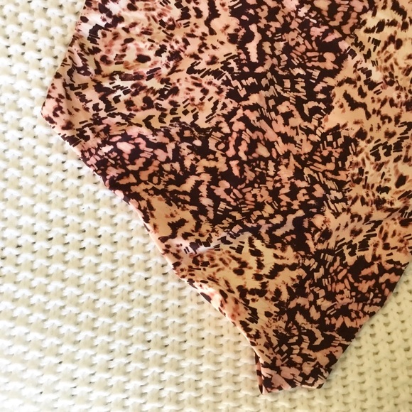 NWOT Chelsea 28 High Neck Scalloped One-Piece Swimsuit - XXL - Picture 7 of 10